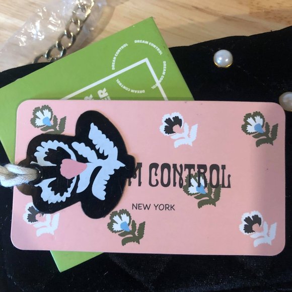 BLACK, PEARLED CROSSBODY  WALLET CLUTCH - Picture 6 of 7